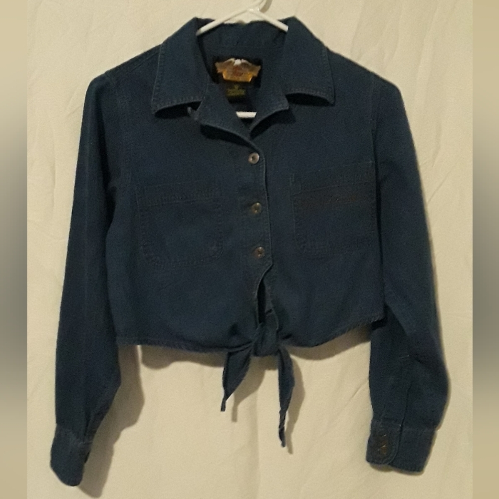 Harley-Davidson ladies medium denim shirt